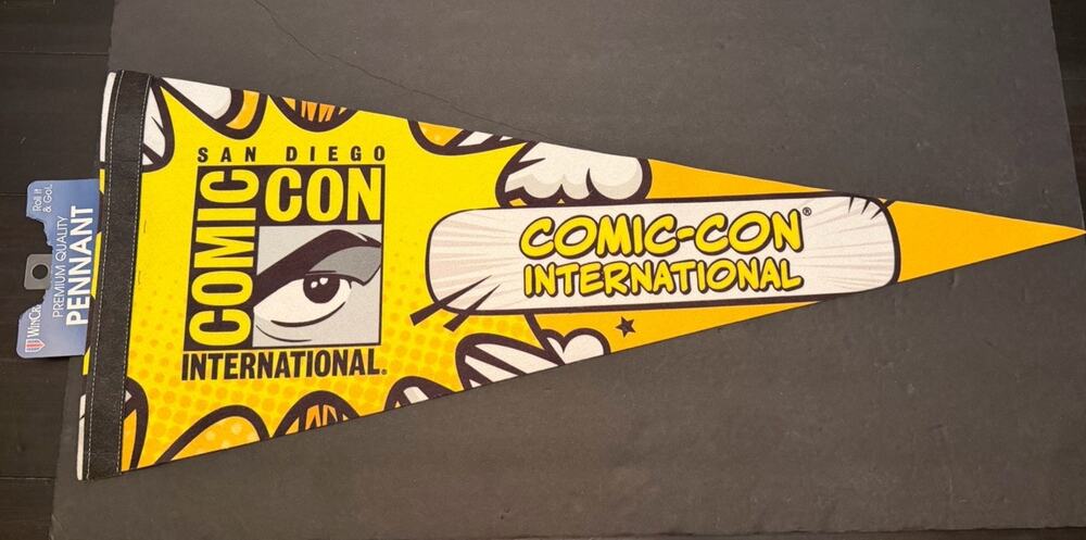 NEW! Wincraft San Diego Comic-Con International SDCC Felt Pennant ~11” x 29.5”